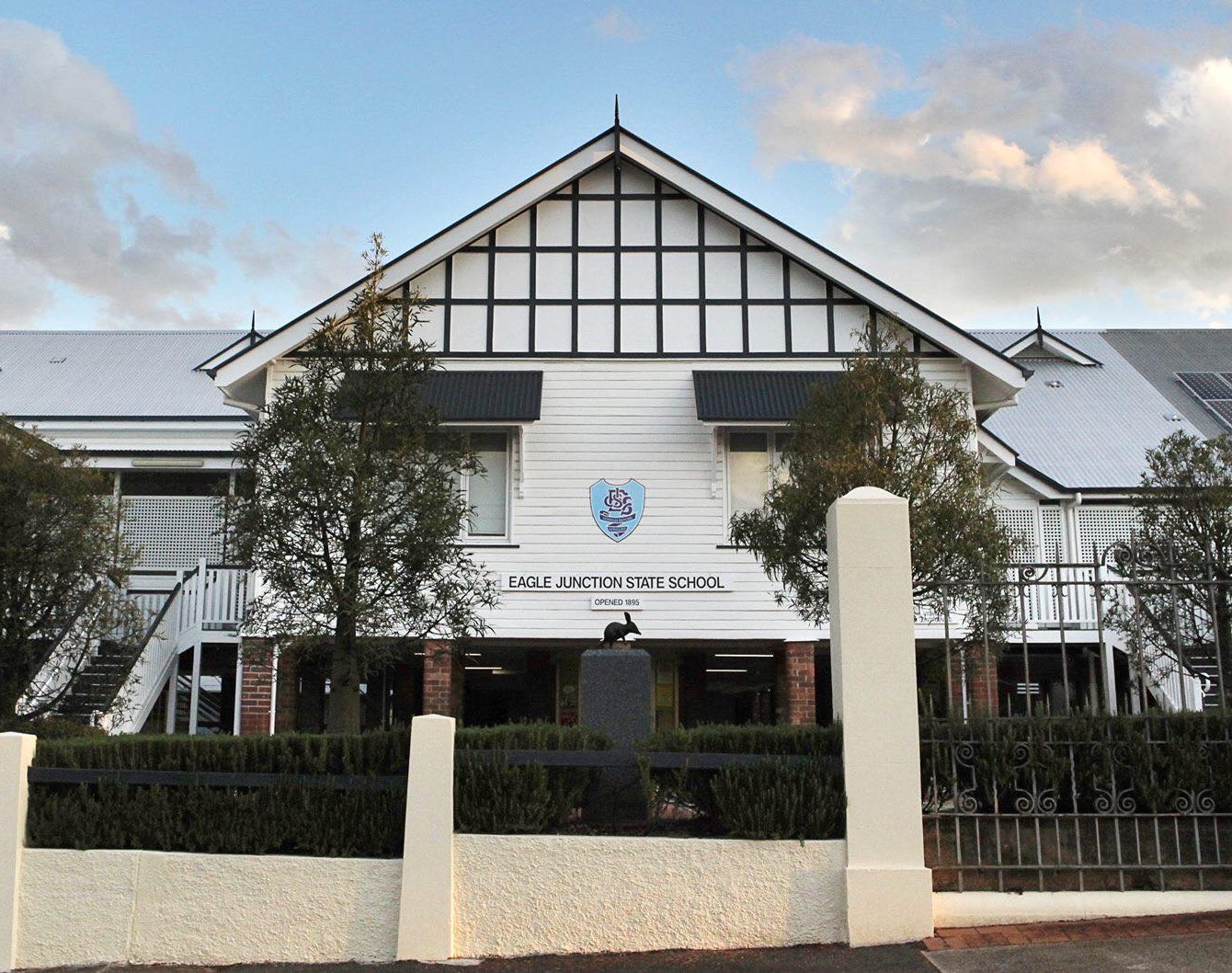 Outside Eagle Junction State School Clayfield